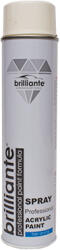 BRILLIANTE Vopsea Spray Acrilica Alb Pur Lucios (Ral 9010) 600 Ml Brilliante