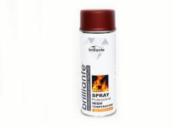 BRILLIANTE Vopsea Spray Temperaturi Inalte (Rosu) 400Ml Brilliante
