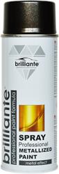 BRILLIANTE Vopsea Spray Metalizata Negru 400 Ml Brilliante