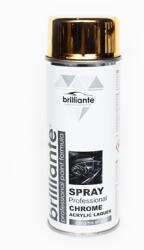 BRILLIANTE Vopsea Spray Crom (Auriu) 400Ml Brilliante - uleideulei