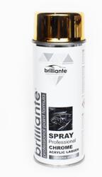 BRILLIANTE Vopsea Spray Crom (Auriu) 400Ml Brilliante