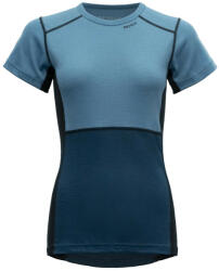 Devold Lauparen Merino 190 T-Shirt Wmn női funkcionális felső M / kék/sötétszürke