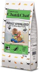 Chat & Chat Adult Sterilized White Meat Poultry 14 kg