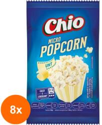 Chio Set 8 x Popcorn cu Unt Chio, pentru Microunde, 80 g
