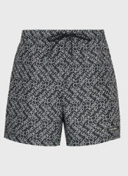 Calvin Klein Pantaloni scurți pentru înot Medium Drawstring Print KM0KM00813 Negru Regular Fit