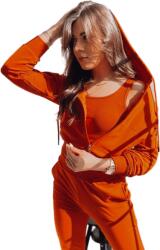  Dstreet Női pulóver MY LOVE narancssárga by1200 XL