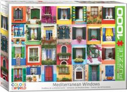 EUROGRAPHICS - Puzzle Mediterranean Windows - 1 000 piese