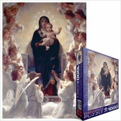 EUROGRAPHICS - Puzzle Bouguereau: Panna s anjelmi - 1 000 piese