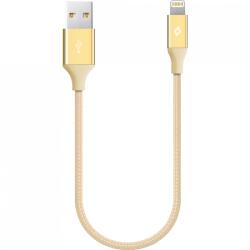 Ttec Кабел ttec AlumiCable Ligthning USB Charge / Data Mini Cable , 30cm - Златист