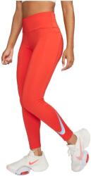 Nike Női magas derekú kompressziós leggings Nike W NK DF FST SW HBR MR 7/8 TGHT W piros DX0948-633 - M