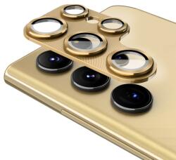 ENKAY ALU Sticla camerei pentru Samsung Galaxy S22 Ultra 5G GOLD EN