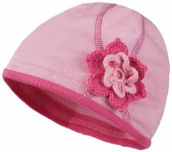 Pletex Fes copii cu floare croșetată - Deschisă roz | 44-48 (B659-1)