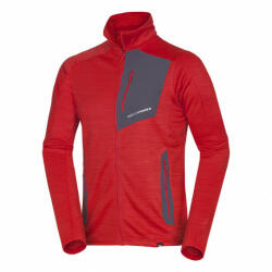Northfinder Hanorac din fleece melange pentru barbati Vonby red (107566-360-106)