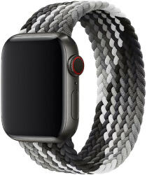 Apple Watch szürke-fekete fonott szíj M méret 38/40/41/42 (series10)mm