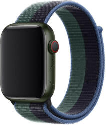 Apple Watch zöld-fekete szövetszíj 42/44/45/49mm