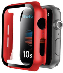 Apple Watch piros védőtok edzett üveggel 40 mm