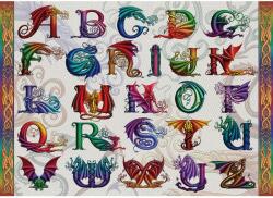 Ravensburger Puzzle alfabet dragon, 1000 piese (RVSPA16814) - bekid