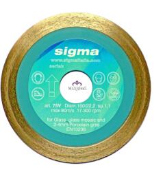 SIGMA Disc diamantat Sigma 75V Ø 100x22, 2 mm (SG75V)