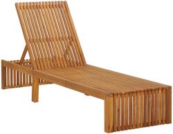 vidaXL Șezlong de plajă, lemn masiv de acacia (310317) - comfy