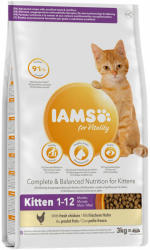 Iams for Vitality Kitten chicken 3 kg