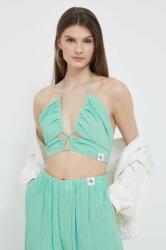 Calvin Klein Jeans top női, zöld - zöld M - answear - 20 990 Ft