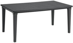 Keter Masuta de gradina exterior material polipropilena Keter pentru a servi masa culoare graphite 4-6 persoane dimensiuni 165x95x75 cm (17197868)