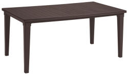 Keter Masa de gradina exterior polipropilena Keter pentru a lua masa in familie maro 4-6 persoane 165x95x75 cm (206977)