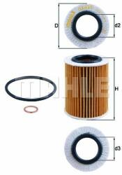 MAHLE Filtru ulei MAHLE OX 825D - piesa-auto