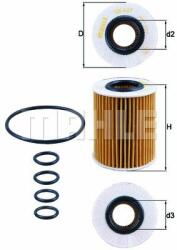 MAHLE Filtru ulei MAHLE OX 437D - piesa-auto