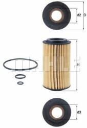 MAHLE Filtru ulei MAHLE OX 153D3 - piesa-auto