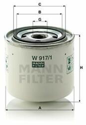 Mann-filter Filtru ulei MANN-FILTER W 917/1 - piesa-auto