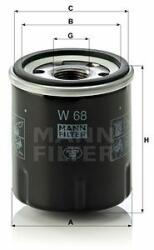 Mann-filter Filtru ulei MANN-FILTER W 68 - piesa-auto