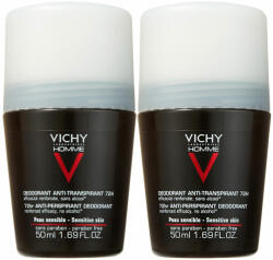 Vichy Homme 72h roll-on DUO 2x50 ml