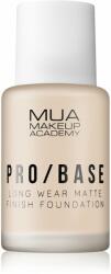 MUA Makeup Academy PRO/BASE machiaj matifiant de lungă durată culoare #110 30 ml