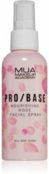 MUA Makeup Academy PRO/BASE Rose Spray facial pentru fixare machiajului cu apă de trandafiri 70 ml