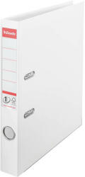Esselte Biblioraft A4, plastifiat PP/PP, margine metalica, 50 mm, ESSELTE No. 1 Power - alb vivida (ES-811400) - vexio