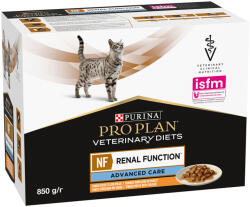 PRO PLAN Veterinary Diets 10x85g PURINA PRO PLAN Veterinary Diets Feline Renal Function Advance Care csirke nedves macskatáp