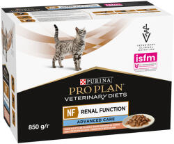 PRO PLAN Veterinary Diets 10x85g PURINA PRO PLAN Veterinary Diets Feline Renal Function Advance Care lazac nedves macskatáp