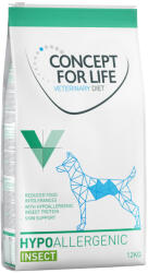 Concept for Life 2x12kg Concept for Life Veterinary Diet száraz kutyatáp- Hypoallergenic Insect