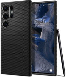 Spigen Husa Husa Plastic - TPU Spigen Liquid Air pentru Samsung Galaxy S23 Ultra S918, Matte, Neagra ACS05614 (ACS05614) - vexio