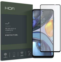 HOFI Folie Protectie Ecran HOFI PRO+ pentru Motorola Moto G22 / Motorola Moto E32, Sticla securizata, Full Face, Full Glue, Neagra (fol/ec/hof/pr/mmg/st/fu/fu/ne) - vexio