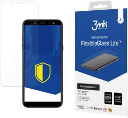 3mk Folie Protectie Ecran 3MK FlexibleGlass Lite pentru Samsung Galaxy A6 (2018) A600, Sticla Flexibila, 0.16mm (fol/ec/3mk/sga/st/fu/li) - vexio
