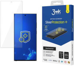 3mk Folie Protectie Ecran 3MK Silver Protect+ pentru Samsung Galaxy S23 Ultra S918, Plastic, Full Glue, Transparenta (folie/ecr/3mk/si/sgs/st/fu/tr) - vexio