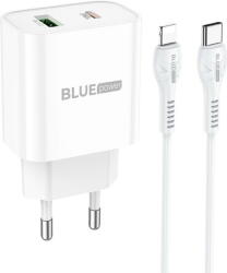 BLUE POWER Incarcator de retea BCL80A Rapido, Quick Charge, 20W, 1 X USB Type-C, Alb cu cablu Lightning (inc/cu/us/blu/bc/pd/1x/al) - vexio
