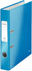 Leitz Biblioraft LEITZ 180 Wow, A4, 50mm, carton laminat - albastru metalizat (L-10060036) - vexio
