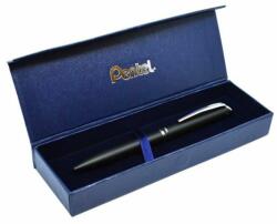 Pentel Zseléstoll, 0, 35 mm, rotációs, fekete tolltest, PENTEL EnerGel BL-2007, fekete, ajándék kék betéttel (PENBL2007A) (BL2007A-AK)