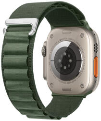 Hoco Curea nylon Hoco Alpine Loop compatibila cu Apple Watch 1/2/3/4/5/6/SE/7/8, 42/44/45/49mm, Verde