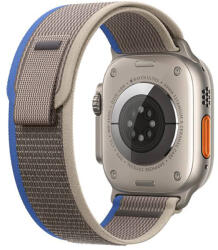 Hoco Curea nylon Hoco Nylon Strap compatibila cu Apple Watch 1/2/3/4/5/6/SE/7/8, 42/44/45/49mm, Albastru/Gri