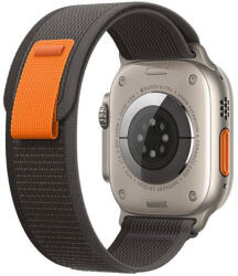 Hoco Curea nylon Hoco Nylon Strap compatibila cu Apple Watch 1/2/3/4/5/6/SE, 38/40/41mm, Negru/Gri