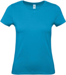 B and C Csomag akciós póló (minimum 3 db) Női rövid ujjú póló B&C #E150 /women T-Shirt -M, Atoll kék